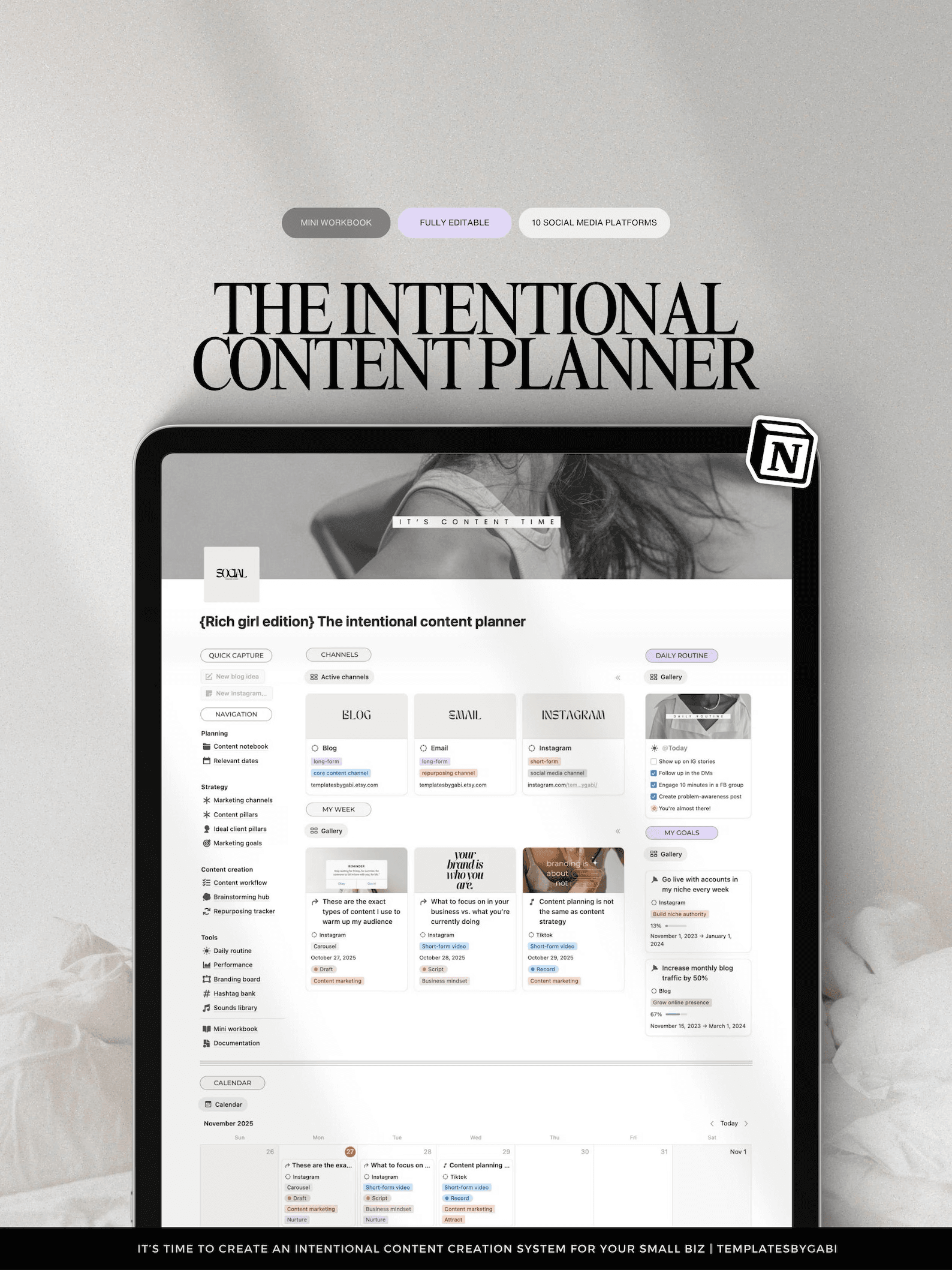 Social Media Content Planner